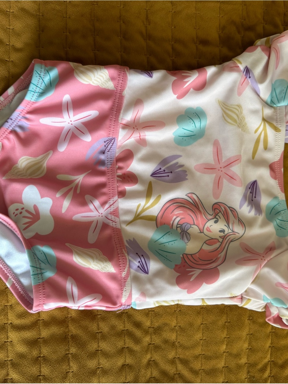 Girls' Pink Mermaid One-Piece Swim Suit - Kids Accessories